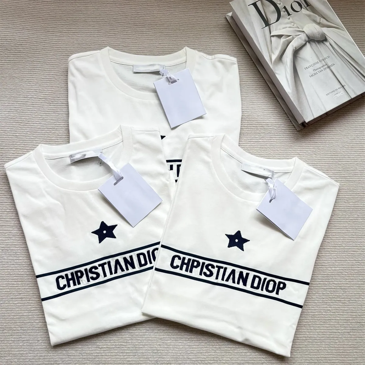 Christian Dior Star Stripe T-Shirt