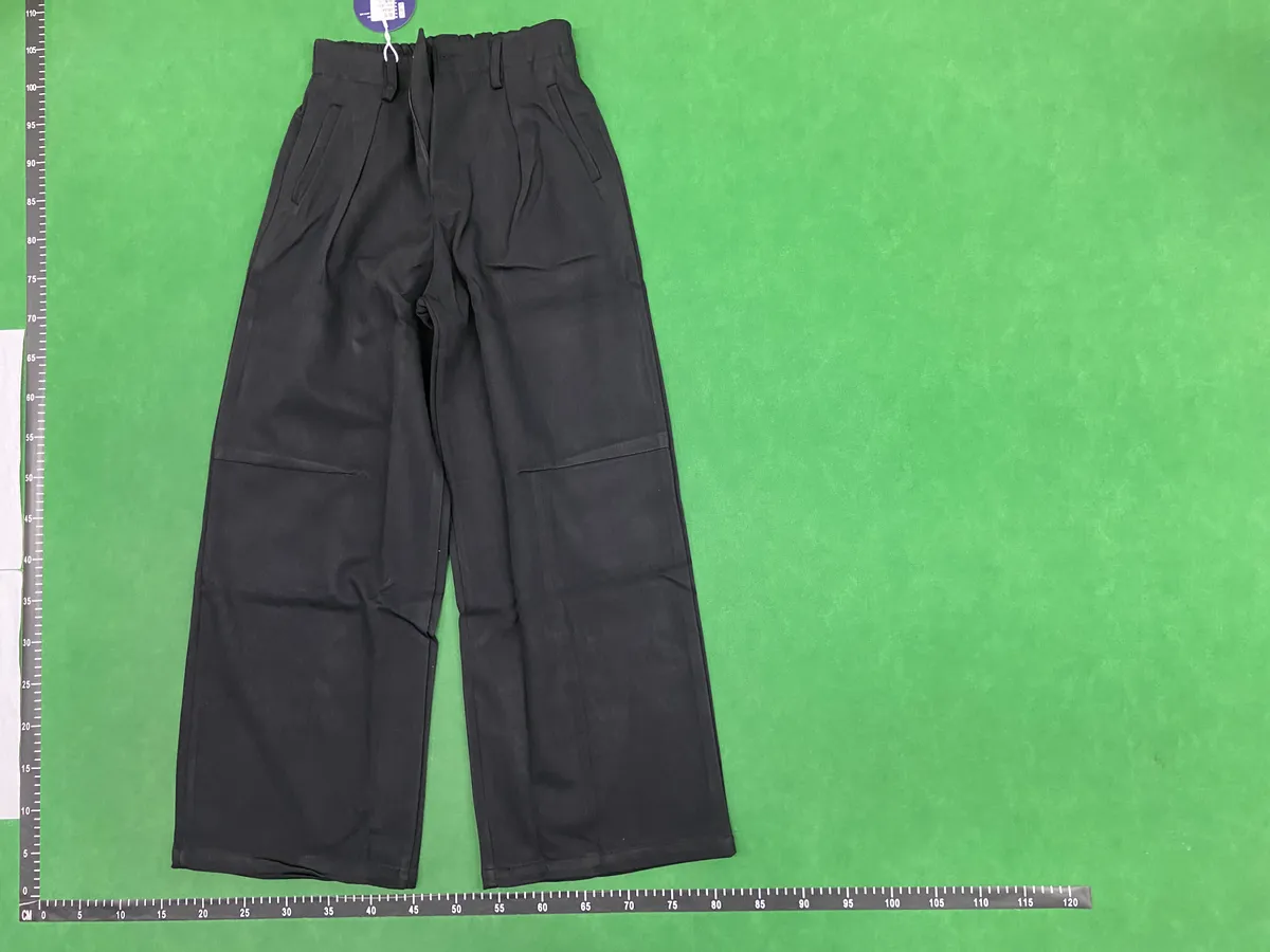 American-style Pleated Machete Pants for Men and Women High Street Retro New Wide Leg Loose All-match Straight Pants Couple Casual Pants