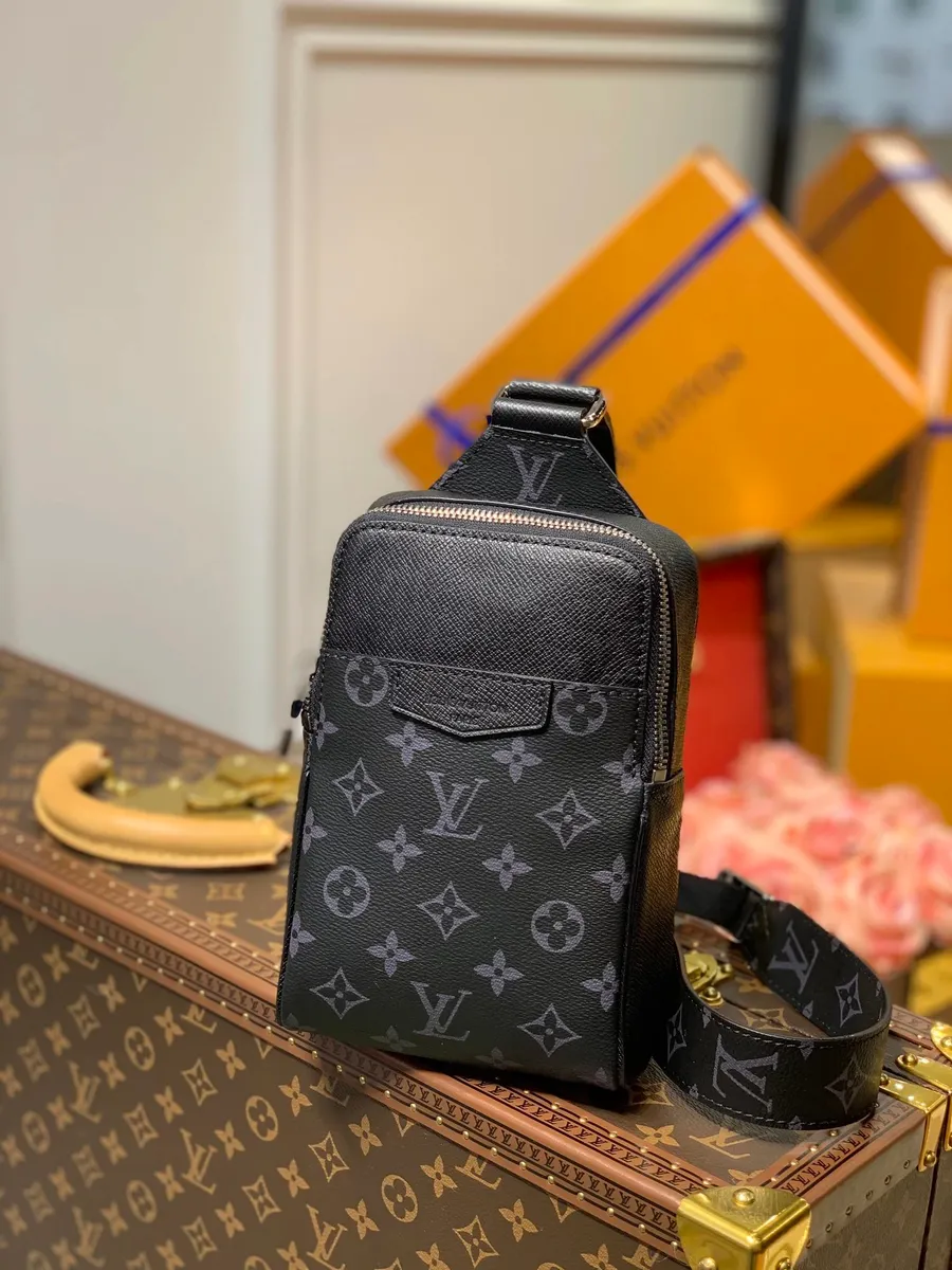 Louis Vuitton Monogram Black Crossbody Bag