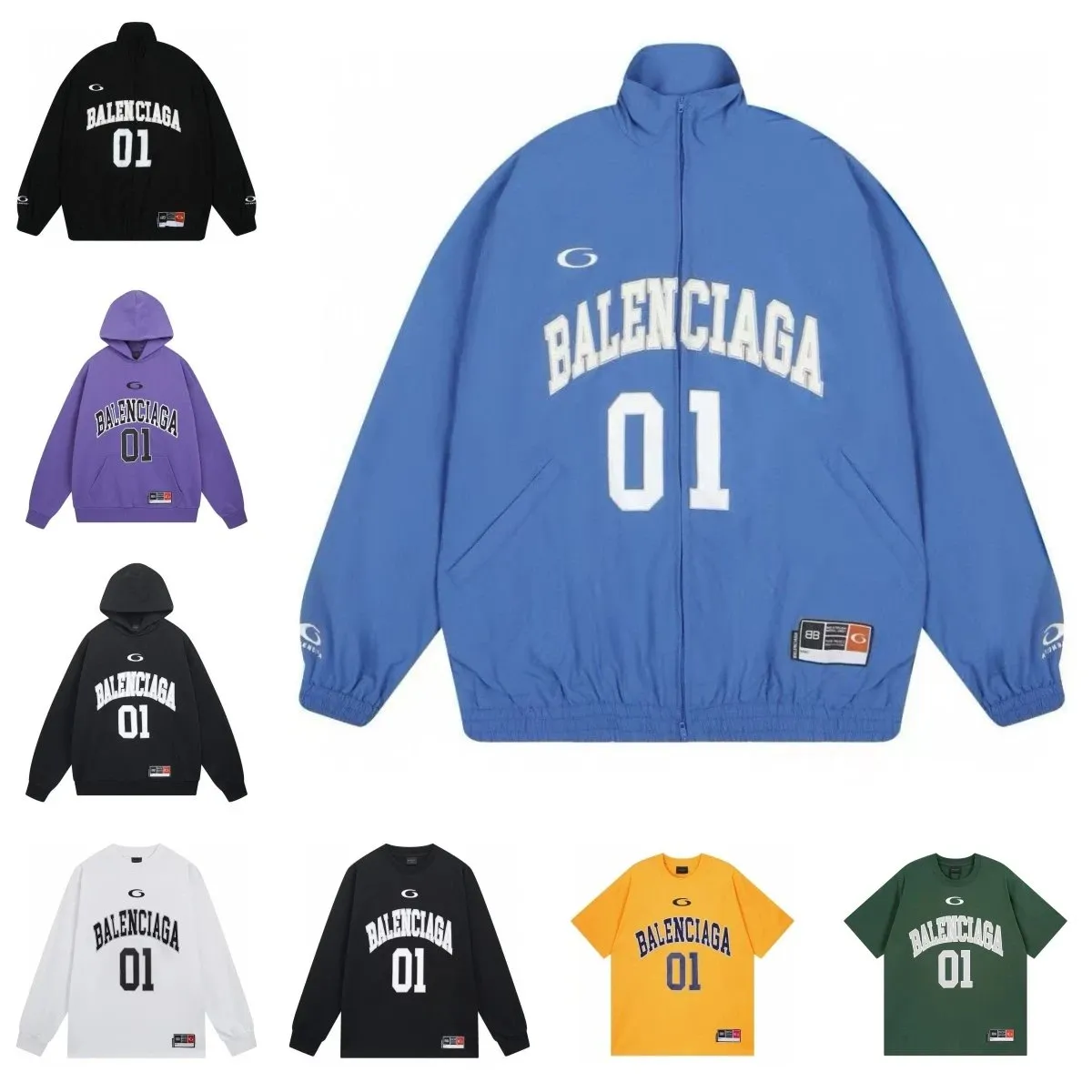 Balenciaga 01 Baseball Jacket [23 styles]