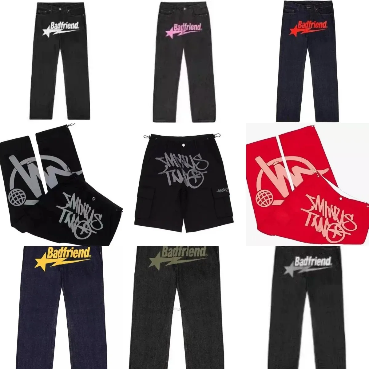 Badfriend Star Logo Pants/Shorts [37 styles]