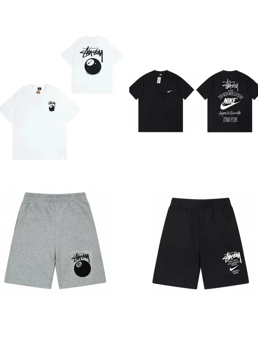 Stussy 8-Ball & Nike Collaboration T-Shirt/Shorts [36 styles]
