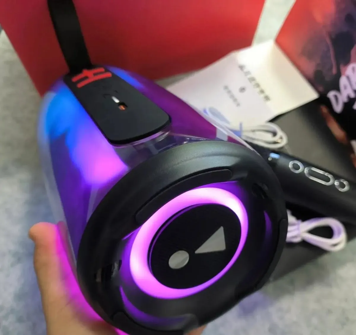JBL Pulse 4 Portable Bluetooth Speaker with RGB Lighting