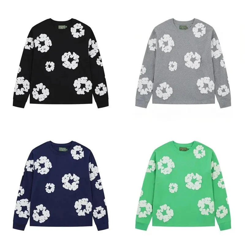 Floral Print Long Sleeve Sweatshirt [5 styles]