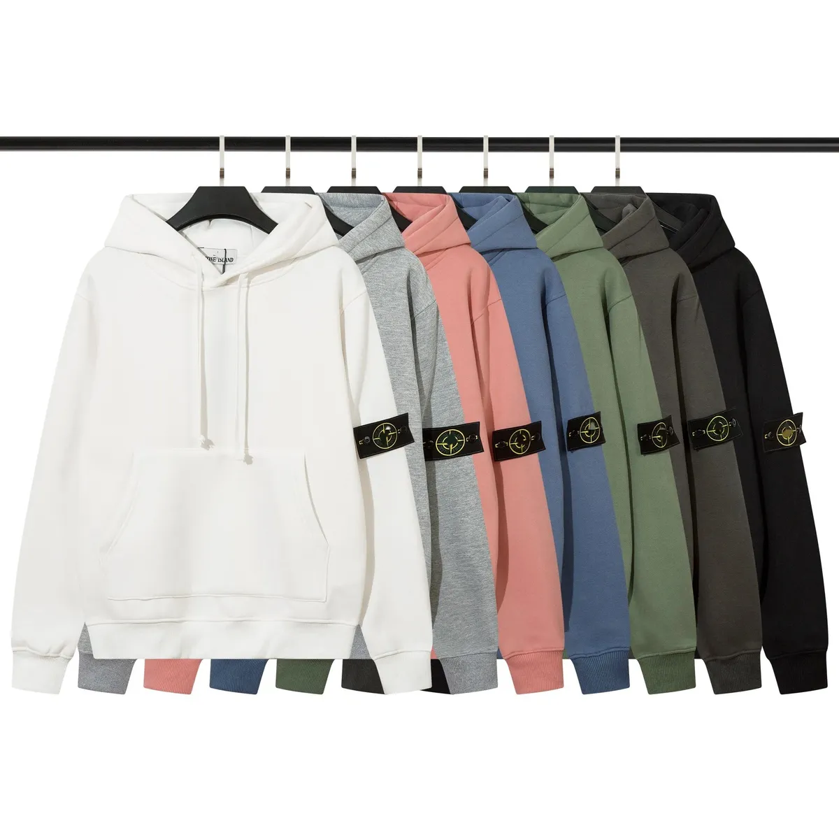 Stone Island Hooded Sweatshirts [7 styles]