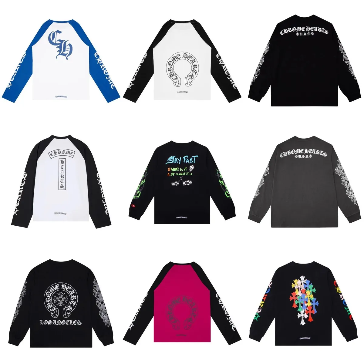 Chrome Hearts Long Sleeve T-Shirts [39 styles]