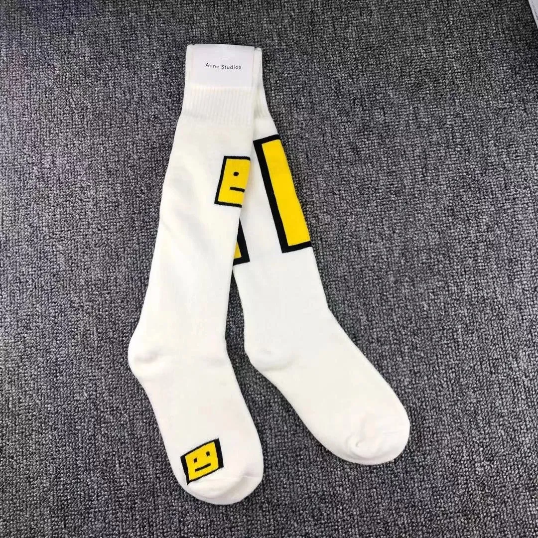 Acne Studios Face Logo Socks