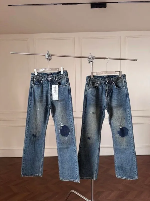 R13 R-13 Distressed Denim Jeans