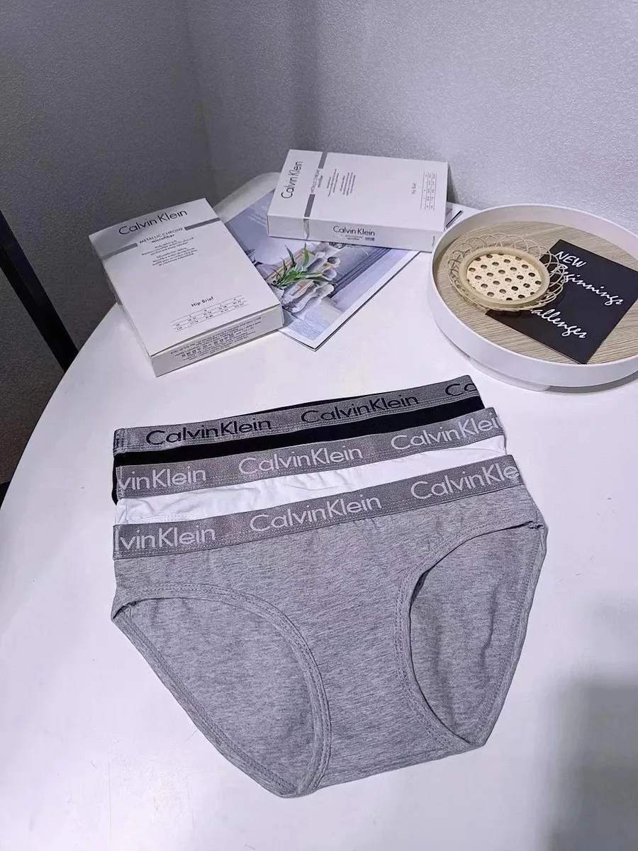 Calvin Klein Metallic Chrome Hip Brief Underwear [5 styles]