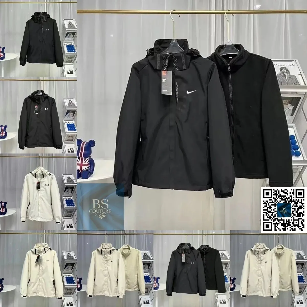 Nike & Under Armour Hooded Jackets [8 styles]