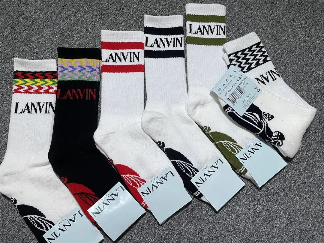 LANVIN Logo Crew Socks [6 styles]