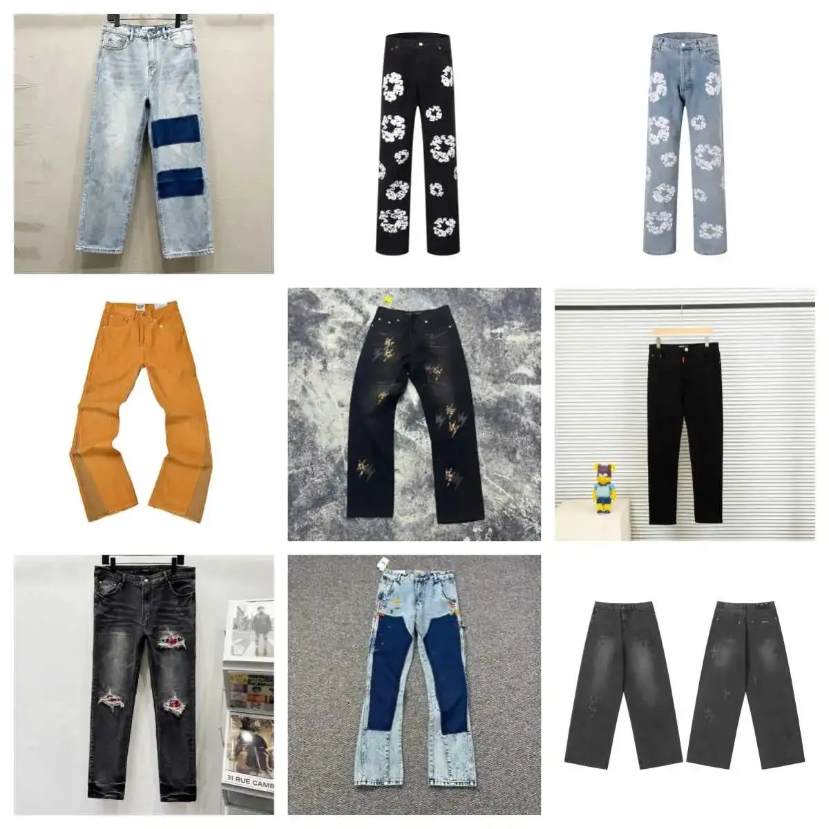 Various Designer Denim Jeans [9 styles]
