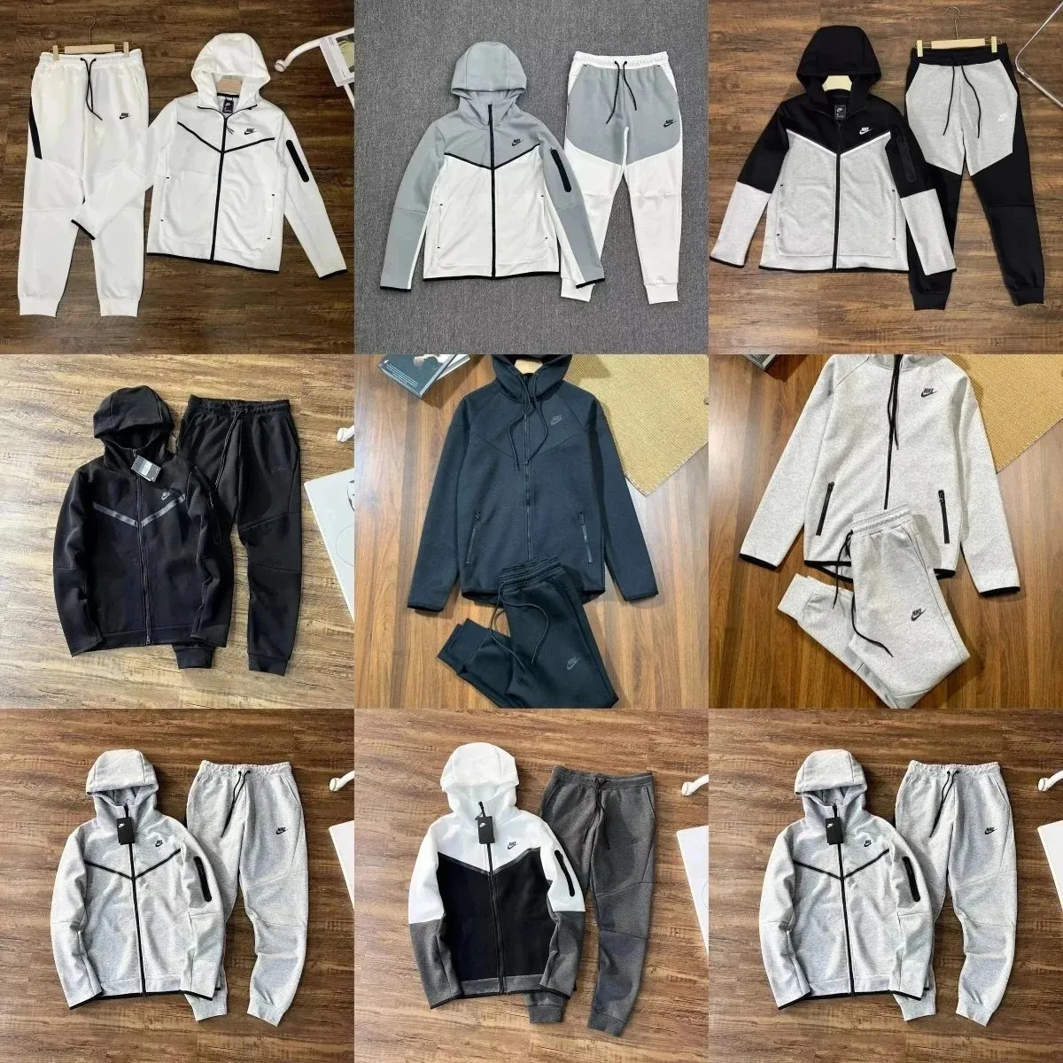 Nike Tech Fleece Hoodie & Pants Set [39 styles]