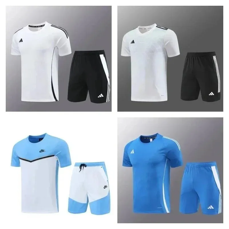 Adidas and Nike Soccer Jersey/Shorts Set [35 styles]
