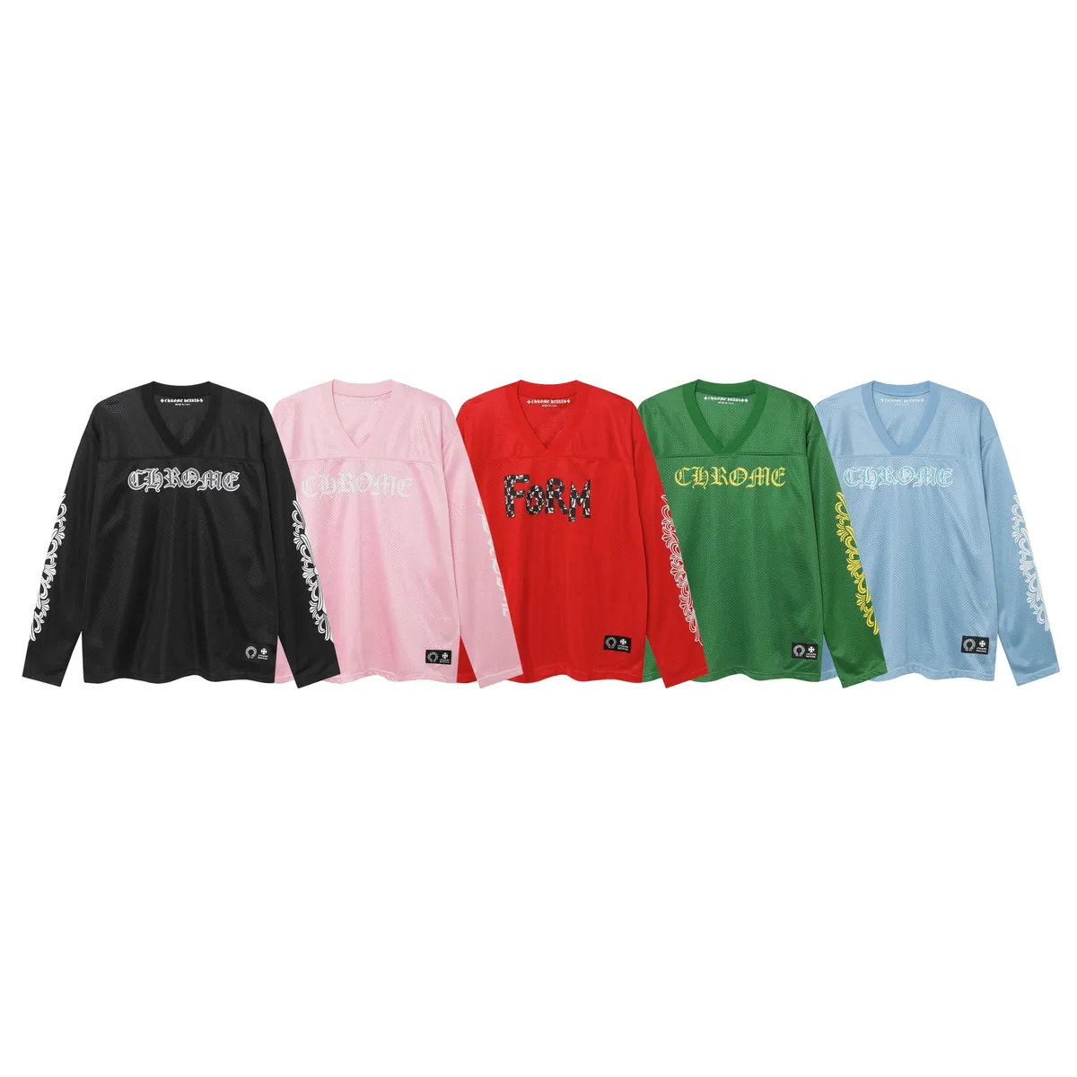 Chrome Hearts Mesh Football Jersey [5 styles]