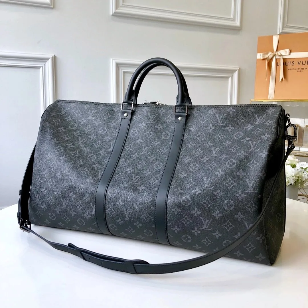 Louis Vuitton Keepall Bandoulière 50 Travel Duffel Bag