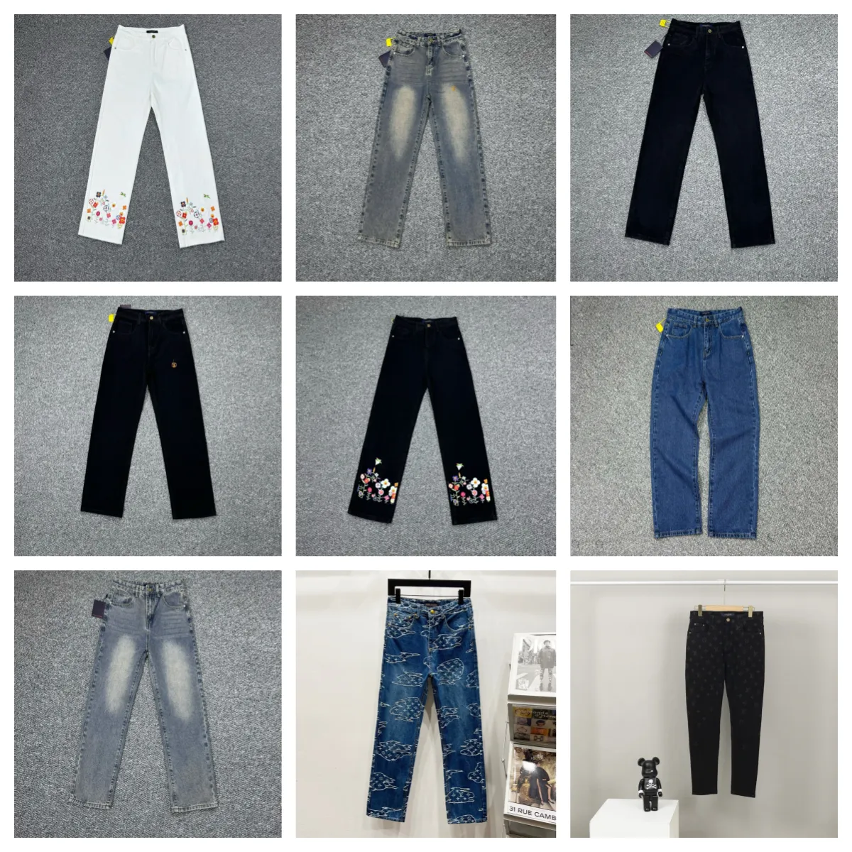 Various Designer Denim Jeans [9 styles]