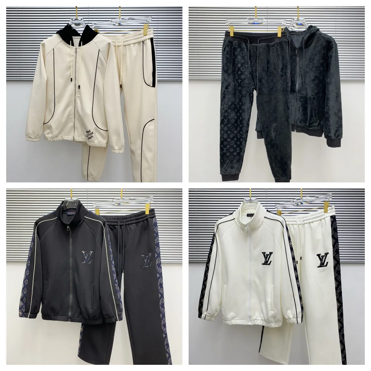 Louis Vuitton Monogram Sportswear Tracksuit Set [4 styles]