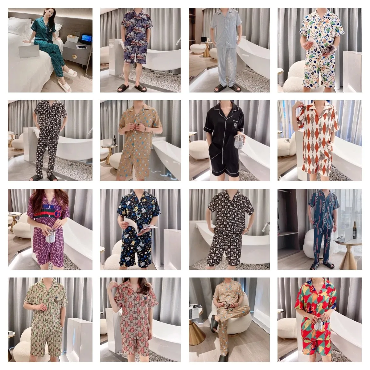 Gucci GG Supreme Pajama Sets [16 styles]