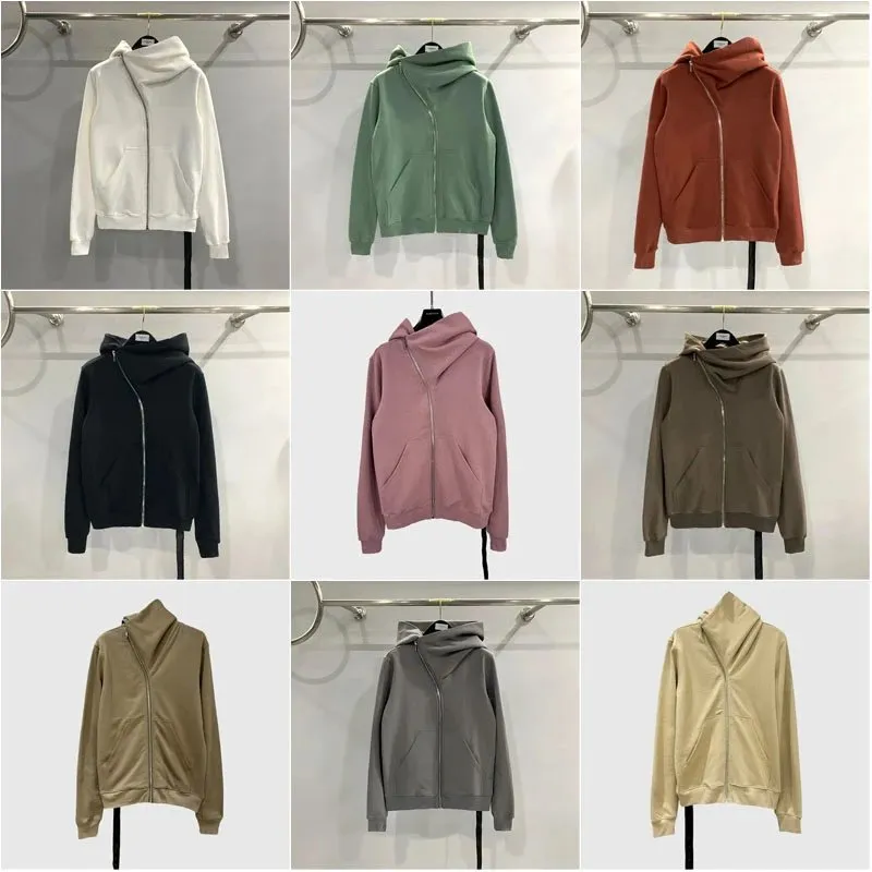 Unbranded Asymmetrical Zip-Up Hoodie [9 styles]