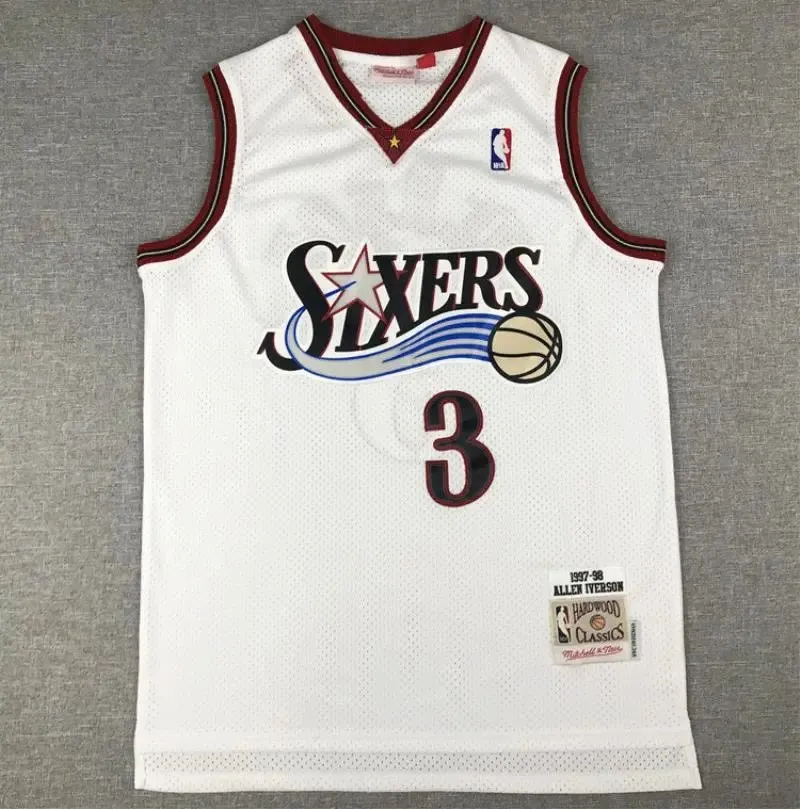 Mitchell & Ness Hardwood Classics 1997-98 Allen Iverson Philadelphia 76ers Jersey