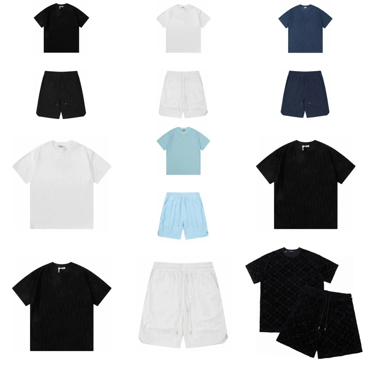 Corduroy T-Shirt/Shorts Set [35 styles]