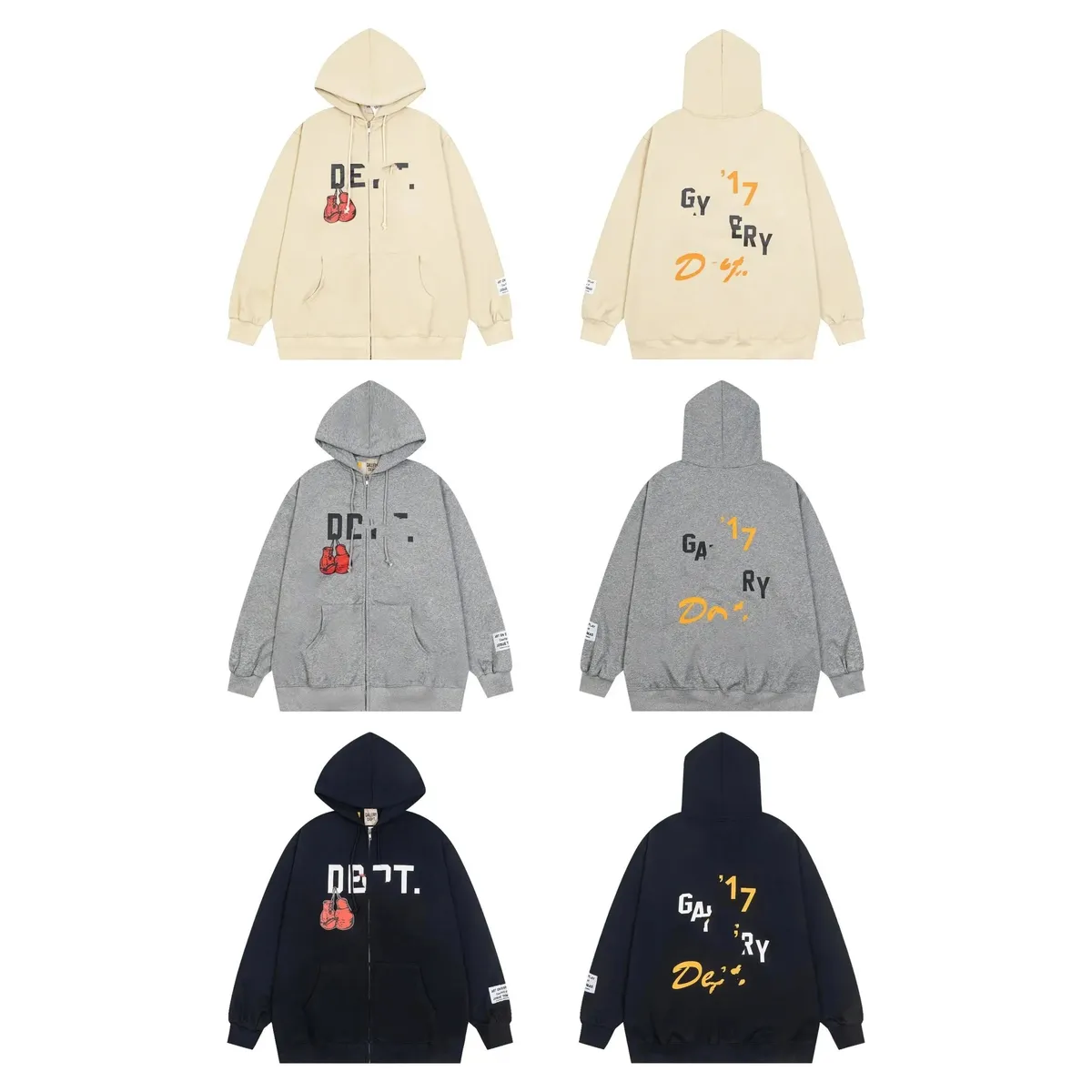 Gallery Dept. Boxing Gloves Zip-Up Hoodie [31 styles]