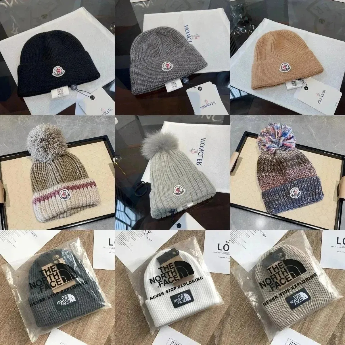 Moncler Beanie / The North Face Beanie [39 styles]