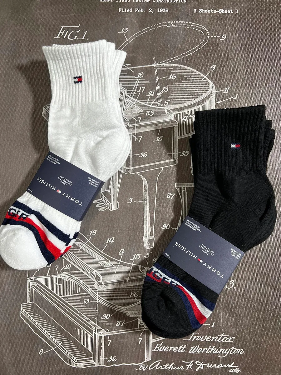 Tommy Hilfiger Flag Stripe Crew Socks