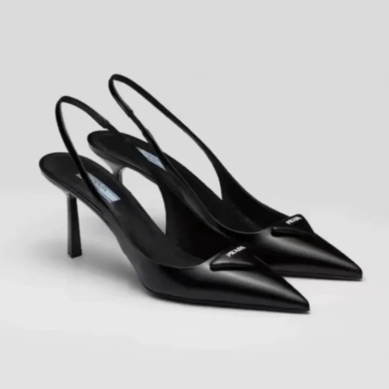 Prada Slingback Pointed-Toe Pumps [4 styles]