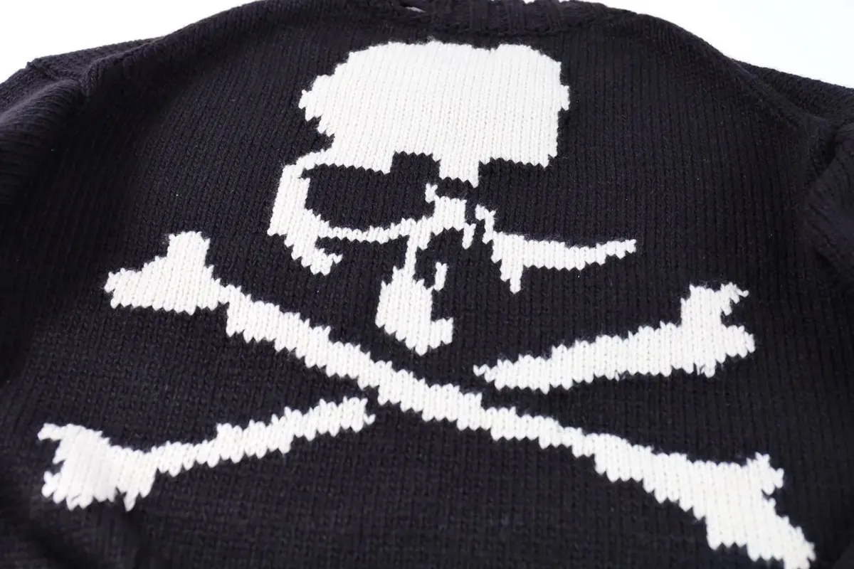 Skull & Crossbones Knit Sweater