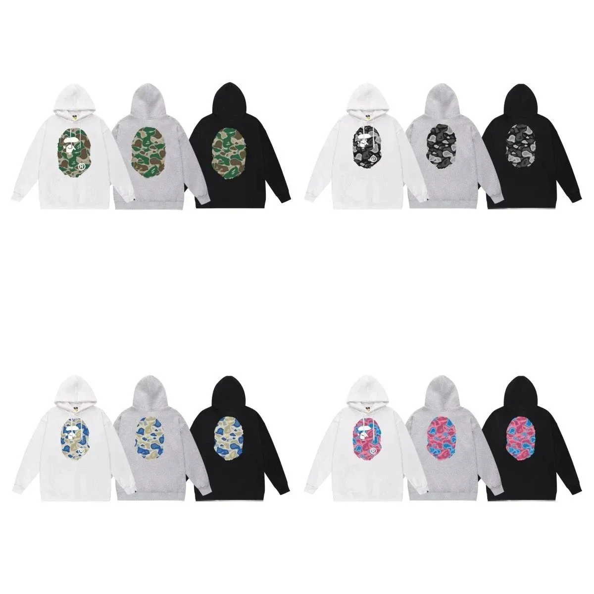 BAPE 1st Camo Ape Head Hoodie [12 styles]