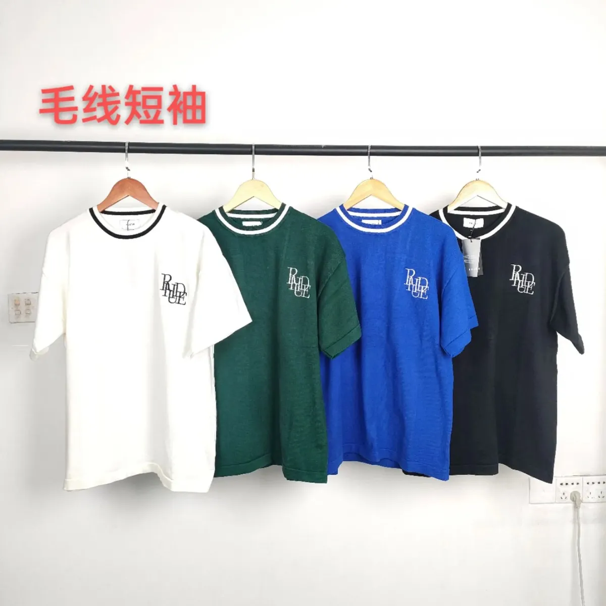 RIDE woolen short-sleeved T-Shirt [4 styles]