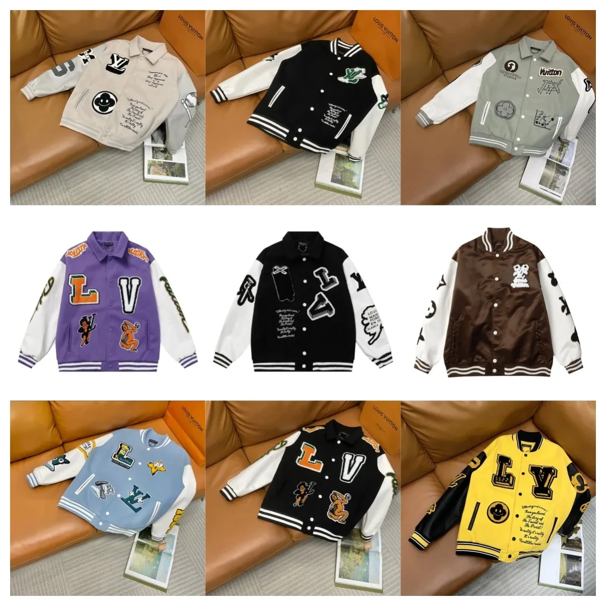 Louis Vuitton Varsity Jackets [38 styles]
