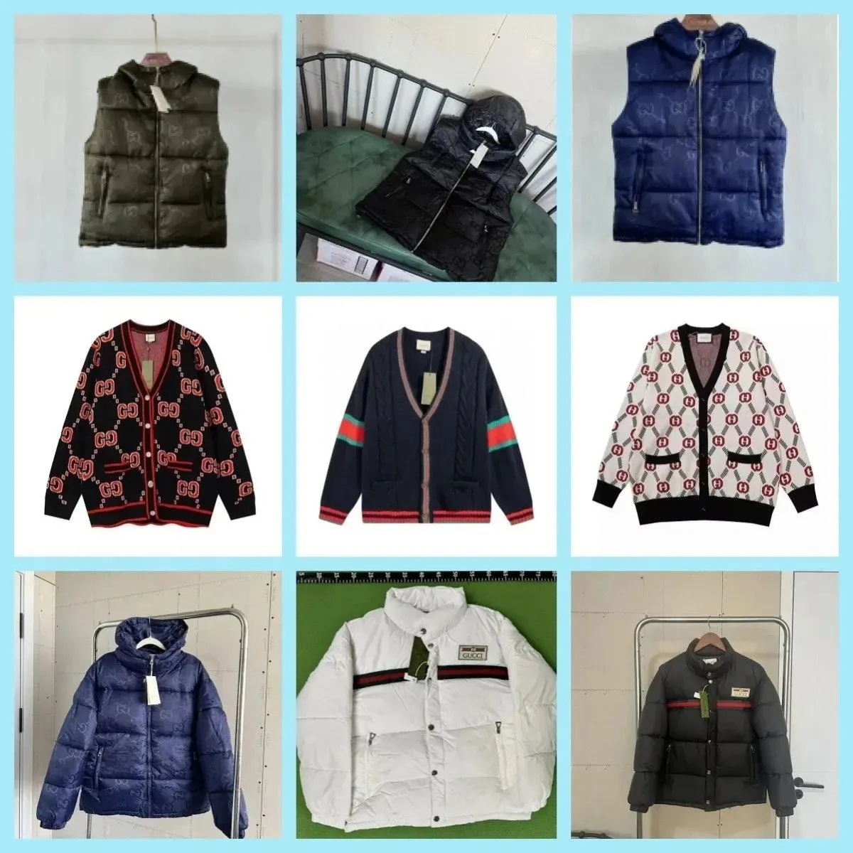 GUCCI GG Supreme Down Jacket/Sweater/Cardigan/Vest [35 styles]
