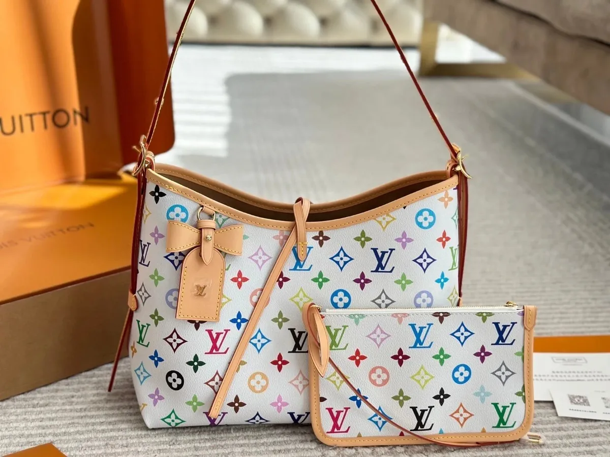 Louis Vuitton Multicolor Monogram Hobo Bag with Pouch