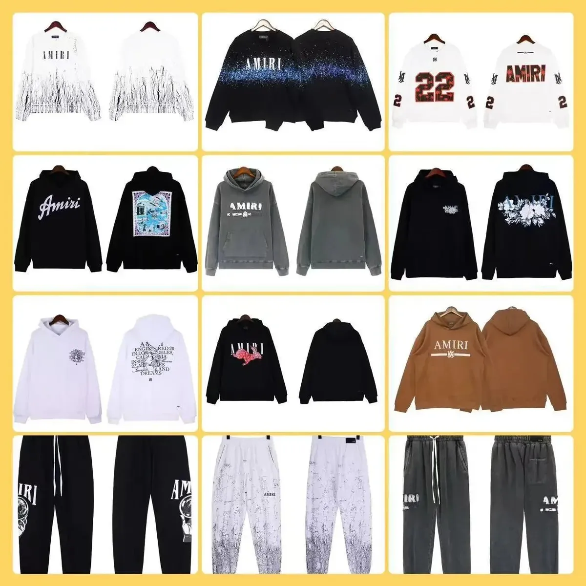 Amiri Hoodies/Sweaters [40 styles]