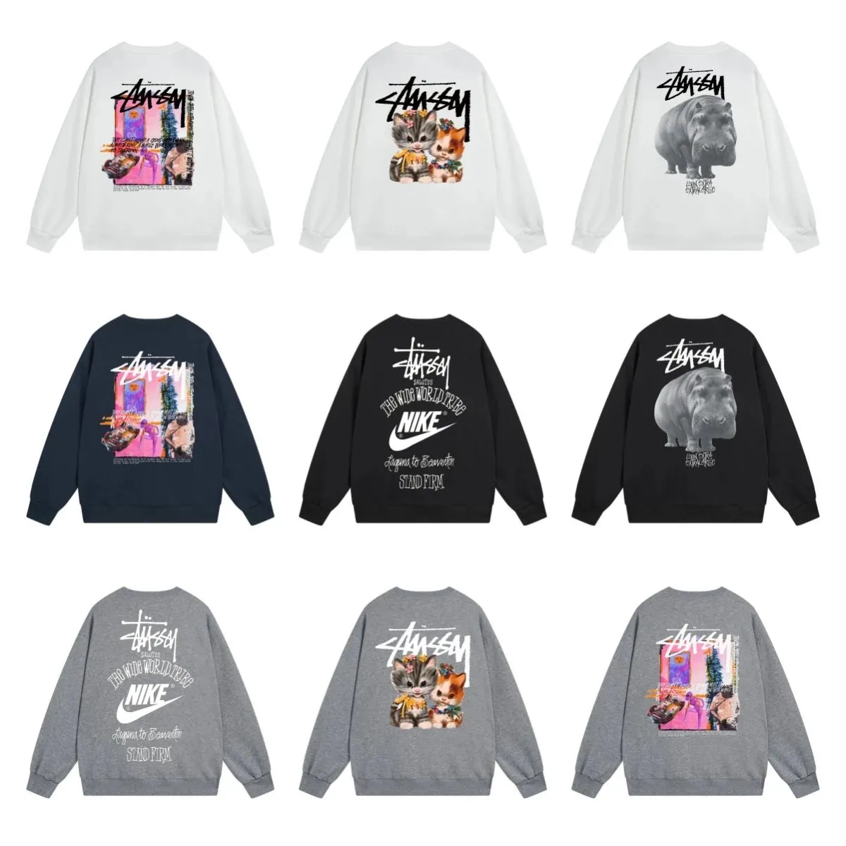 Stussy Stüssy Graphic Sweatshirts [38 styles]