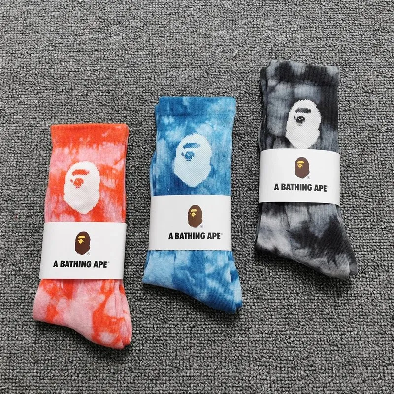 A Bathing Ape Tie-Dye Socks [3 styles]