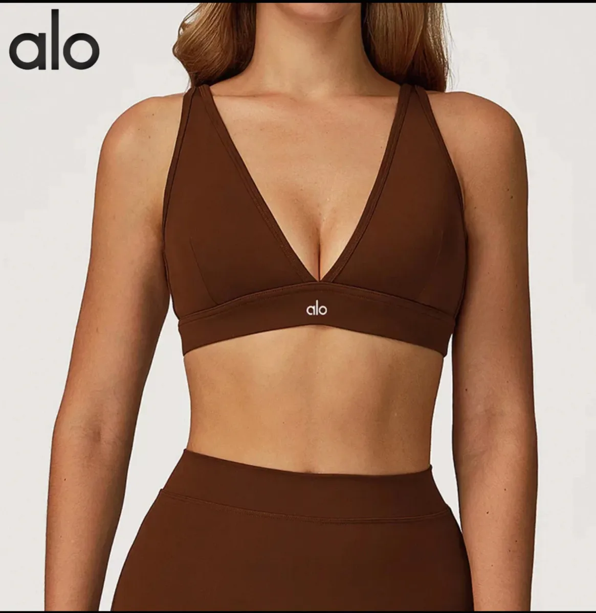 Alo V-Neck Sports Bra [4 styles]