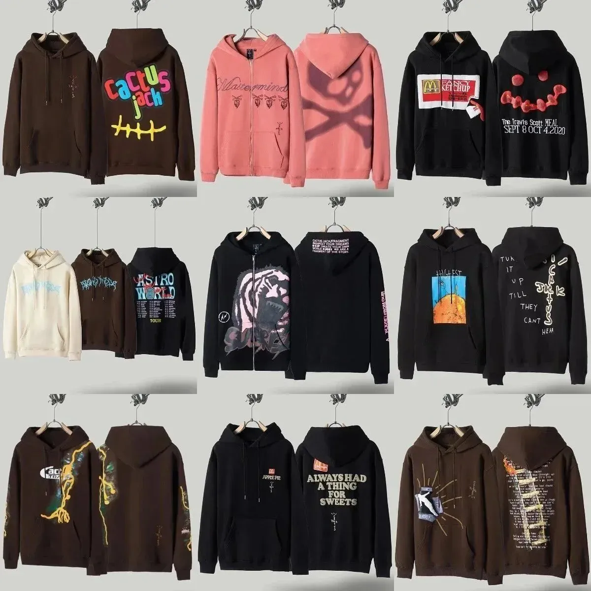 Travis Scott Hoodies [28 styles]