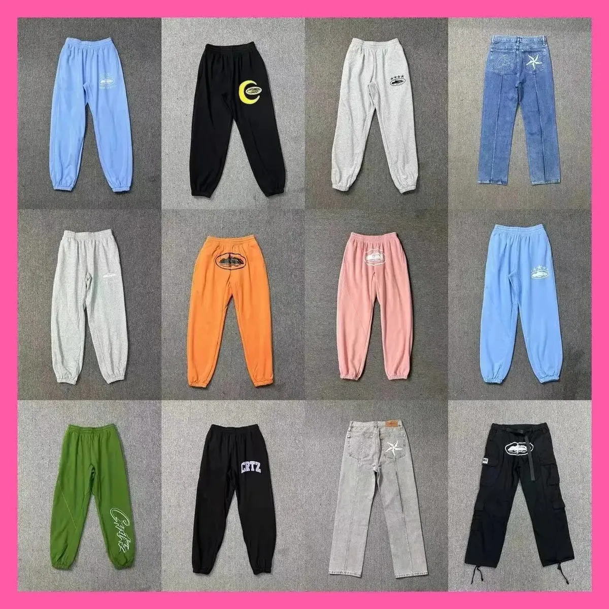 CR7Z Sweatpants & Denim Pants [40 styles]