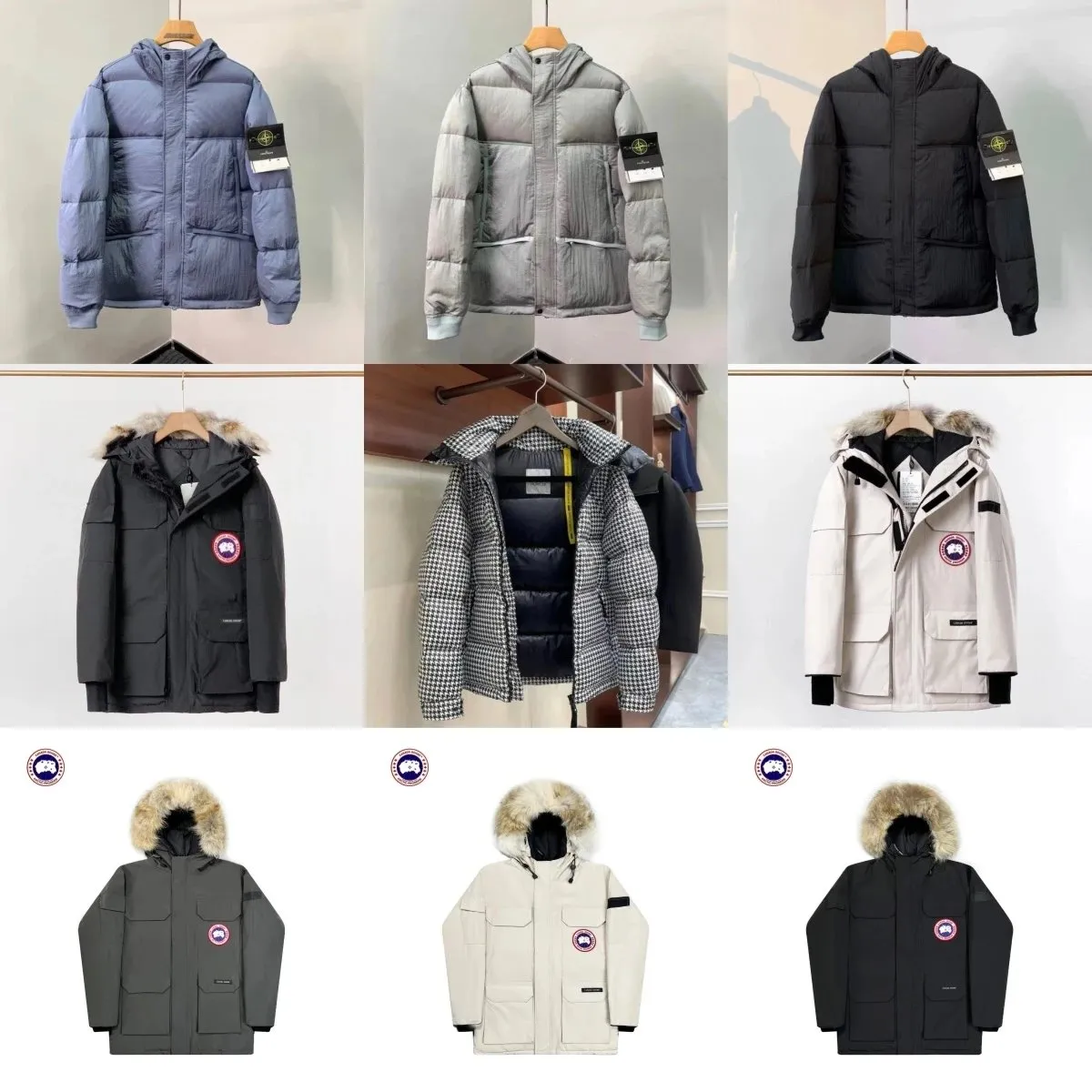 Canada Goose & Stone Island Down Jackets [39 styles]