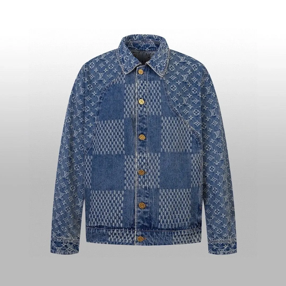 Louis Vuitton Monogram Denim Patchwork Jacket
