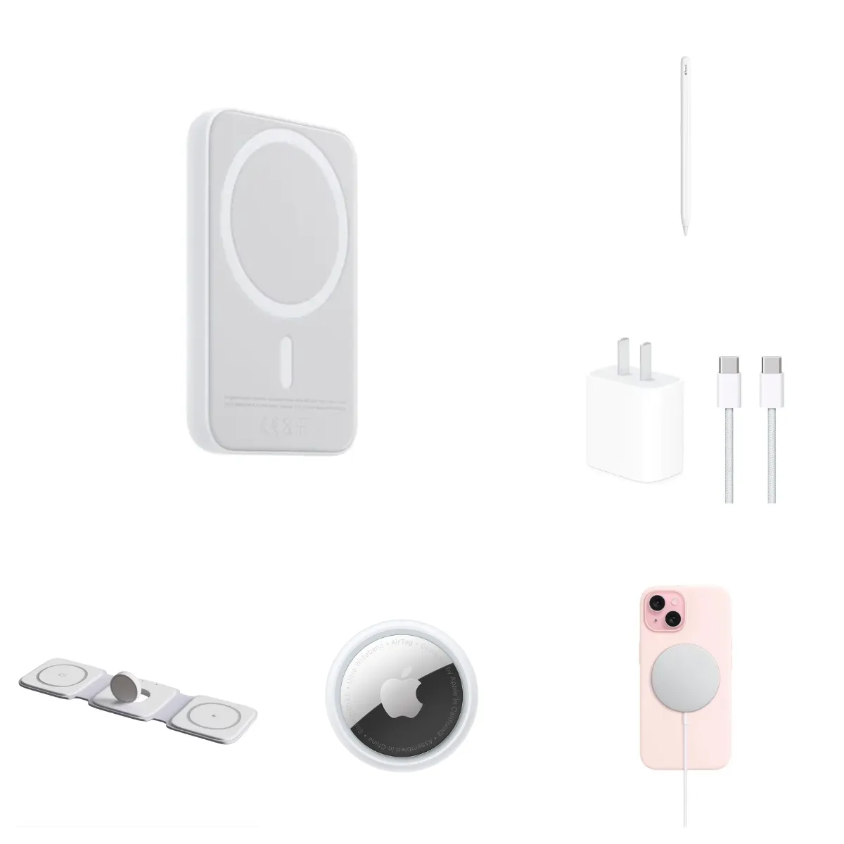 Apple MagSafe Charger/Adapter/Cable/AirTag/iPhone Case/Pencil [14 styles]