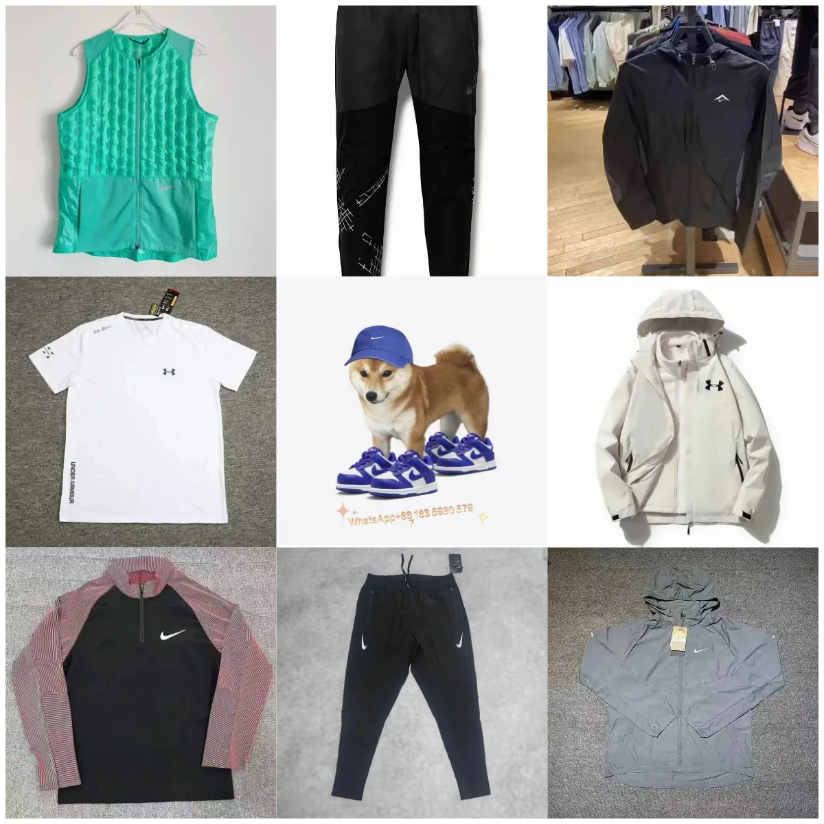 Nike Vest/Under Armour Jacket [37 styles]