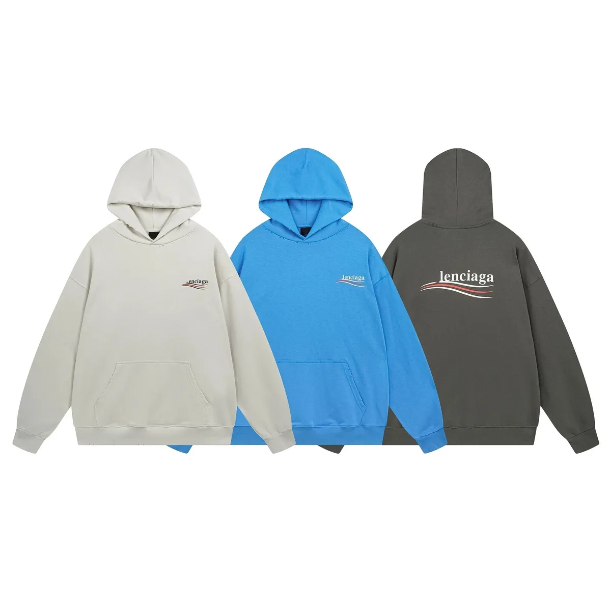 Balenciaga Wave Logo Hoodie [3 styles]