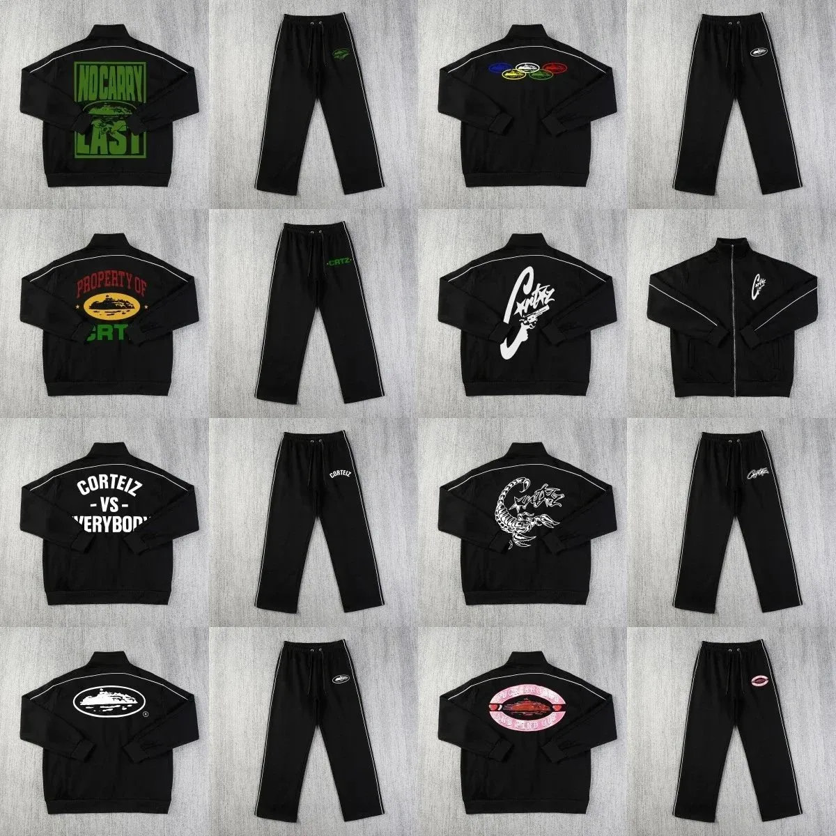 Corteiz Track Jacket & Pants Set [40 styles]
