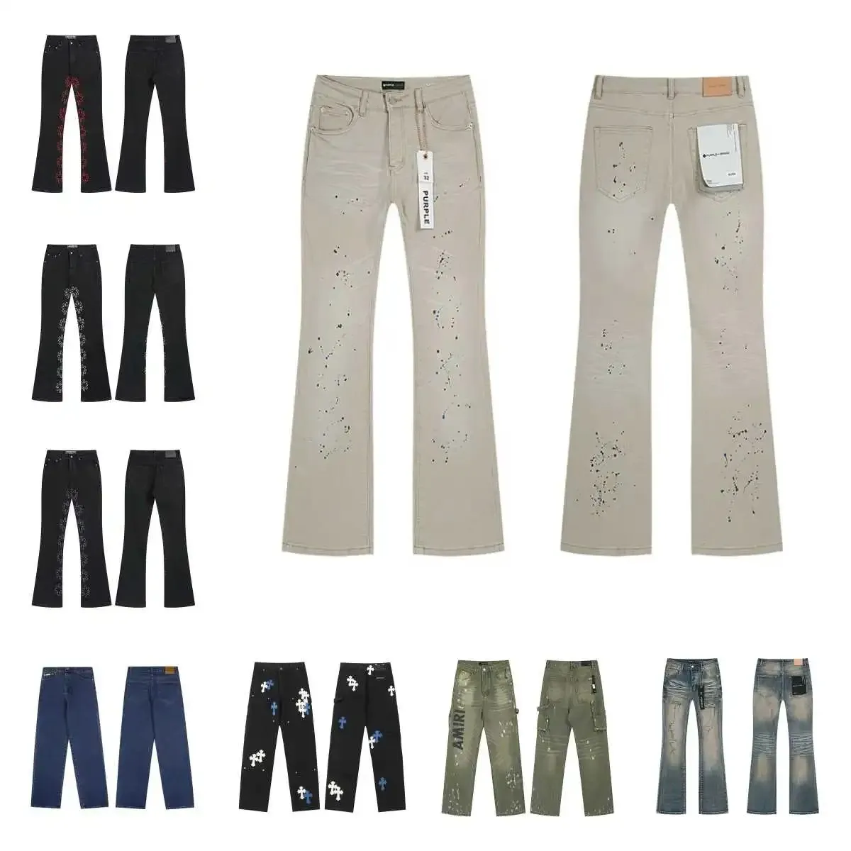 Amiri Paint Splatter Flare Jeans [8 styles]