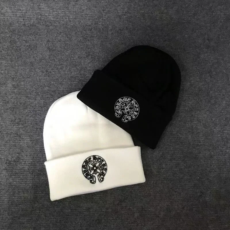 Chrome Hearts Beanie Hat [White & Black]